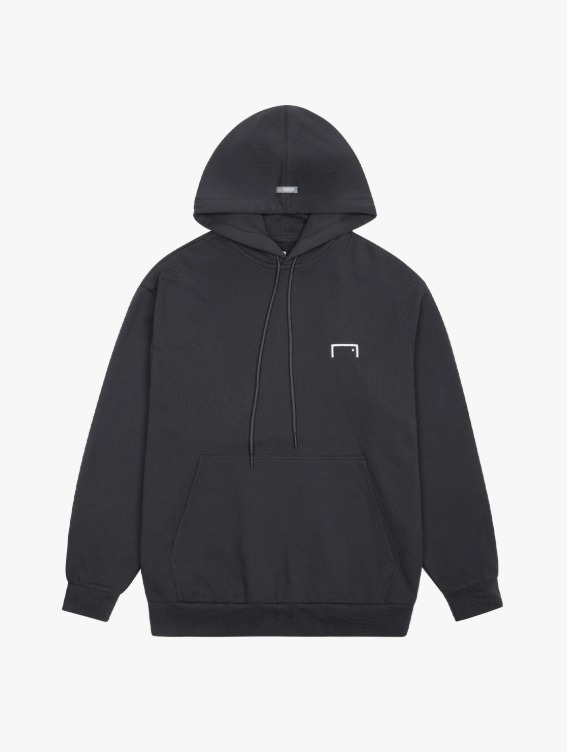 [10%]SIGNATURE SMALL LOGO HOODIE - CHARCOAL