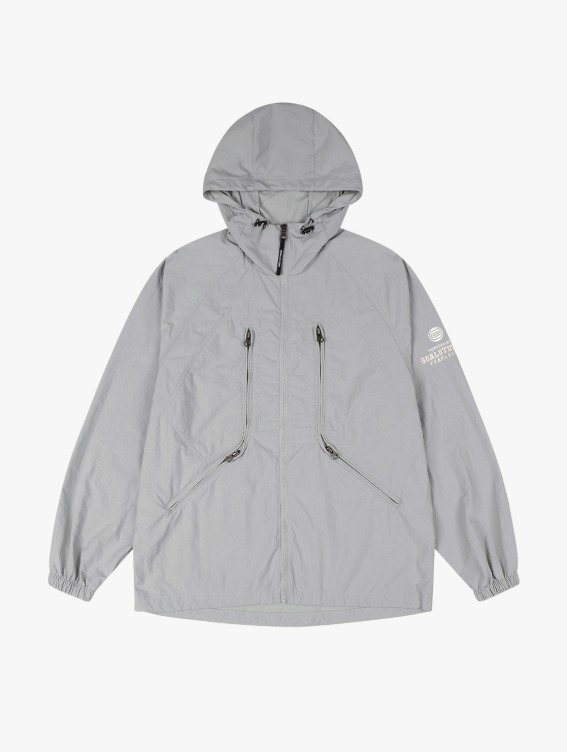 [30%]WHO KNOWS LIGHT WEIGHT JACKET - LIGHT GREY