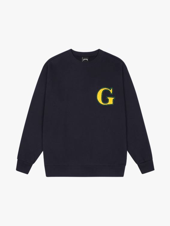 [40%]WHO KNOWS G LOGO SWEAT - NAVY