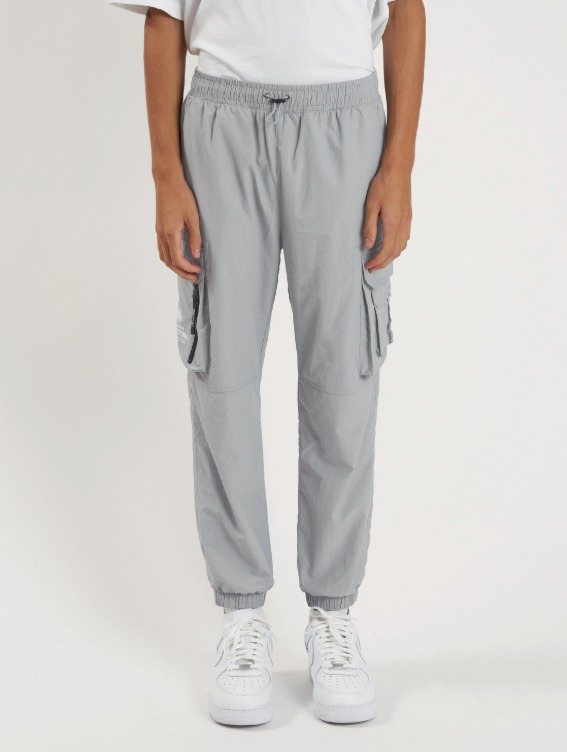 [30%]WHO KNOWS CARGO JOGGER PANTS - LIGHT GREY